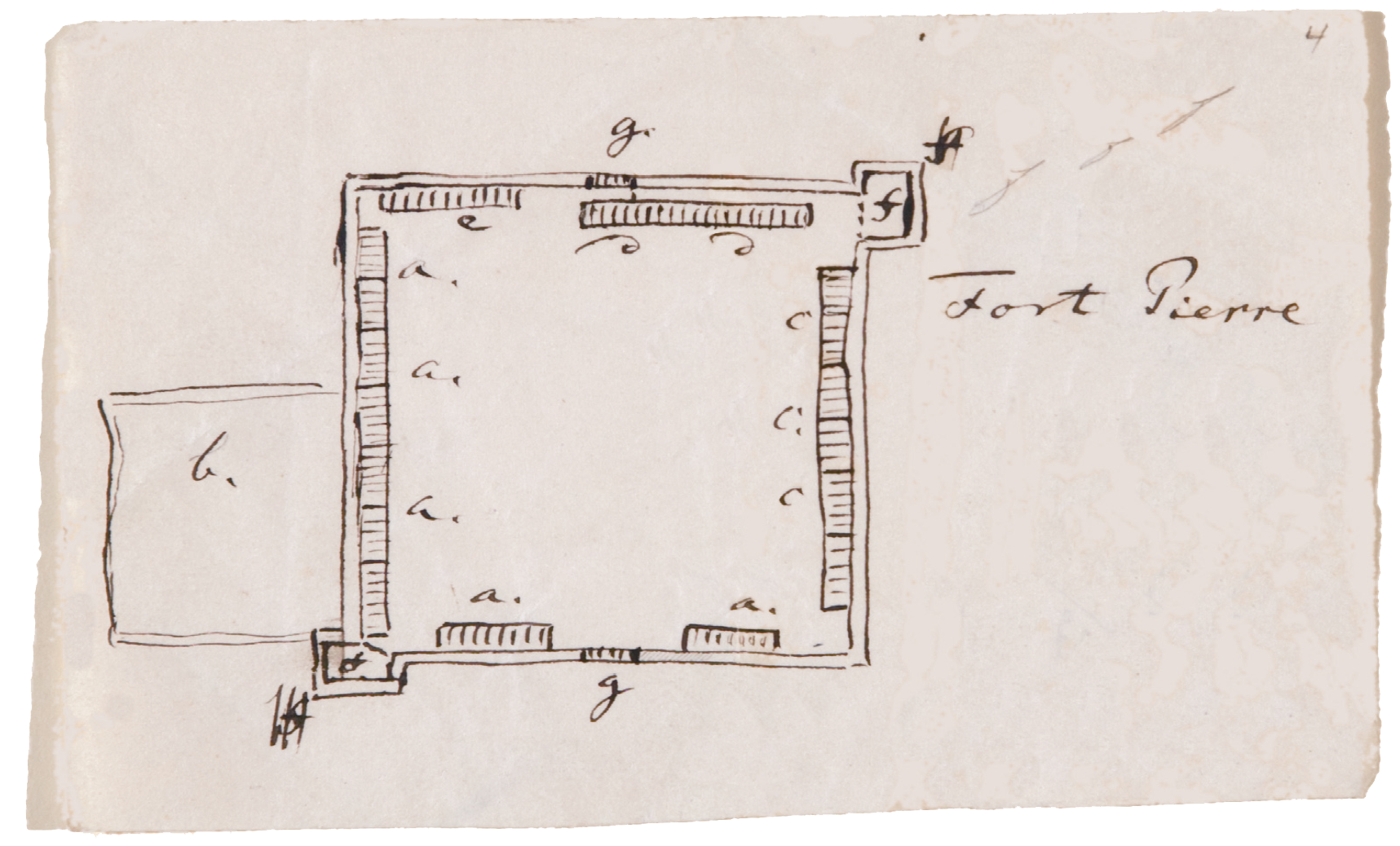 Figure 9.3. Plan of Fort Piere.